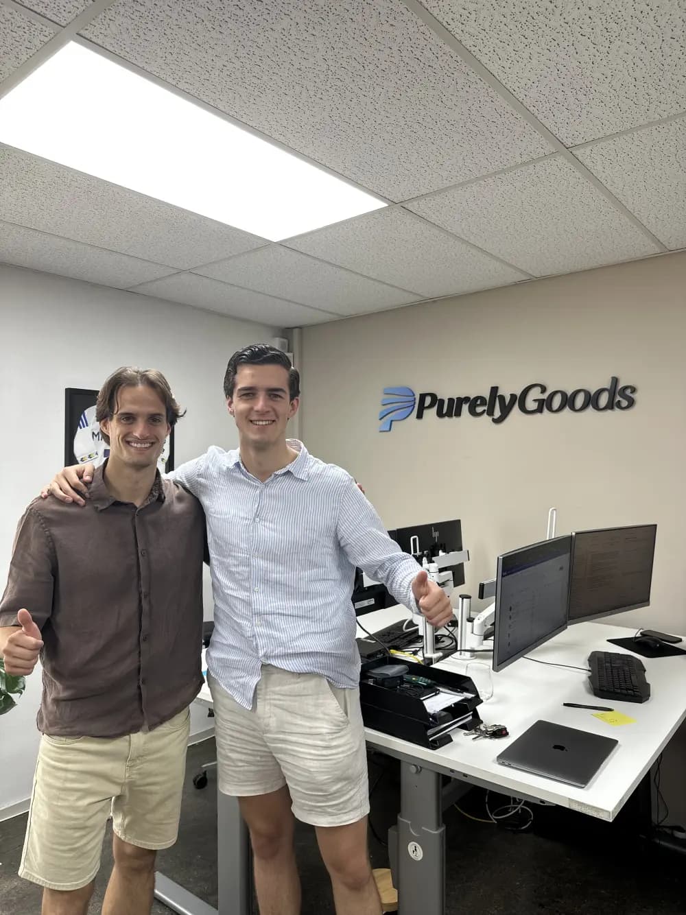 The team at the PurelyGoods office